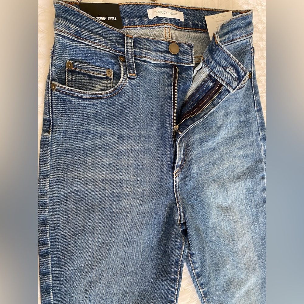 NEW NOBODY DENIM Siren Skinny  Ankle Super High Women’s Size 29 - Picture 9 of 16
